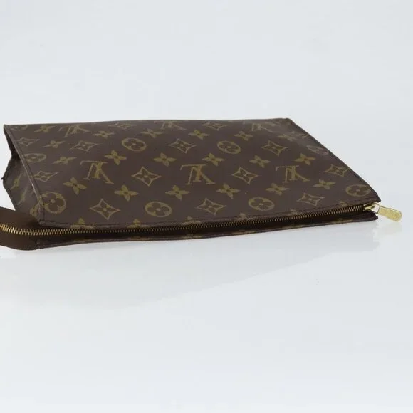 LOUIS VUITTON Monogram Poche Toilette 26 Pouch M47542 LV Auth 152073 - Picture 7 of 16